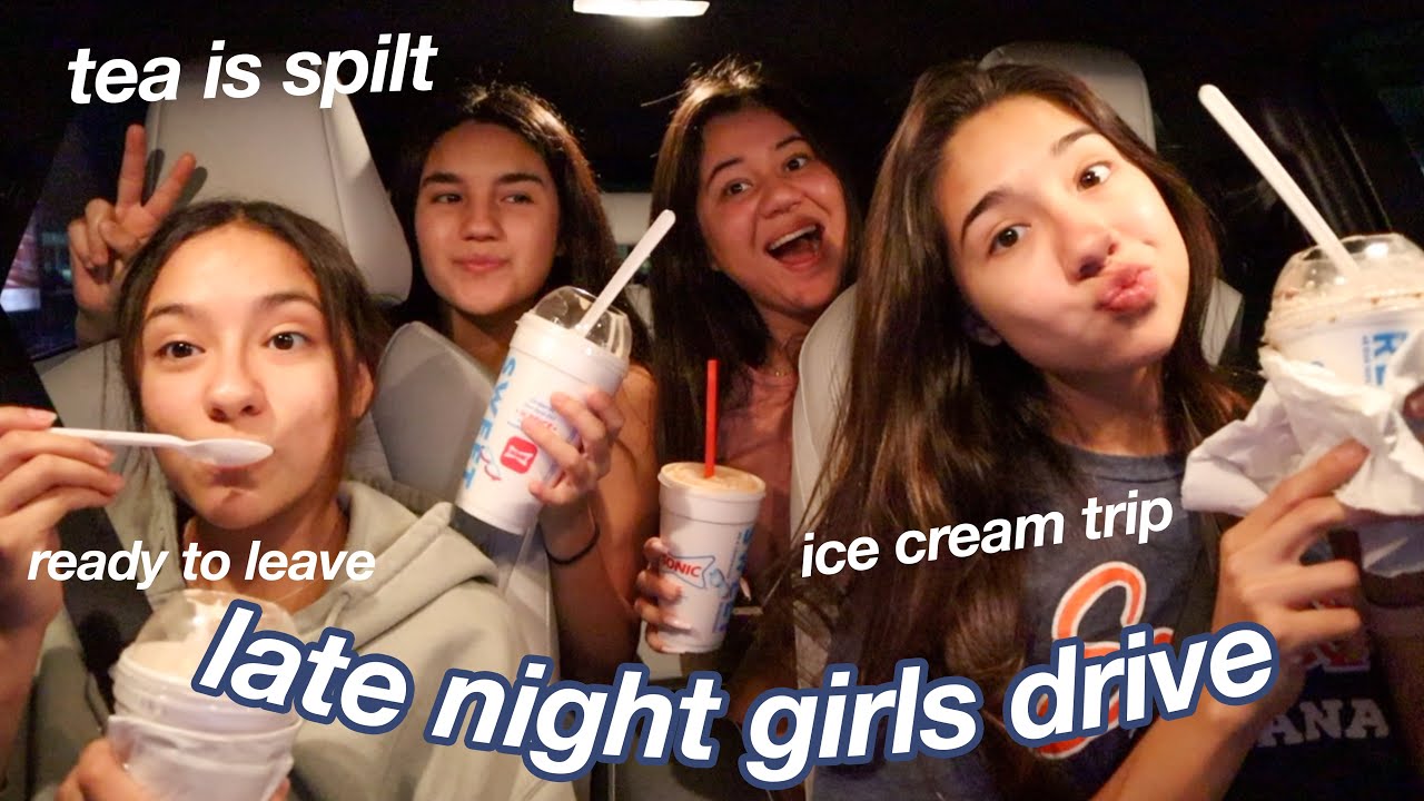 i went on a late night drive + my sisters