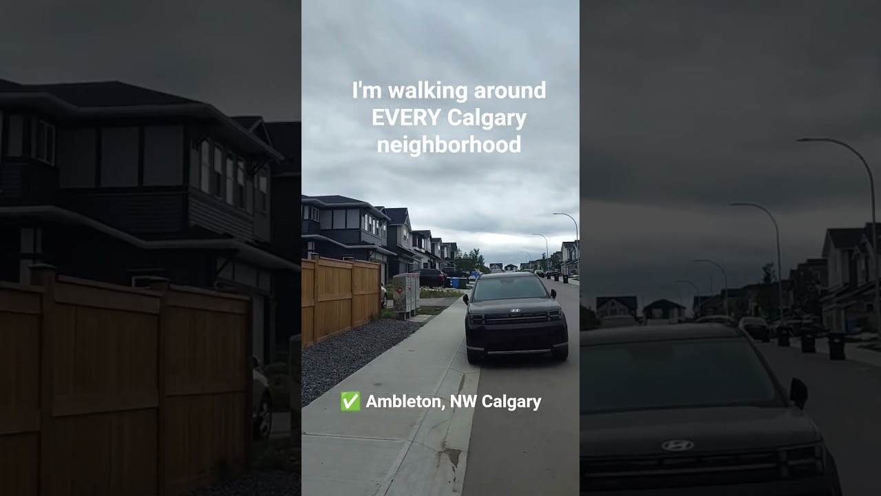 WALKING EVERY CALGARY NEIGHBORHOOD: Ambleton #calgary #calgaryneighborhoods #yyc #cnek #nwcalgary