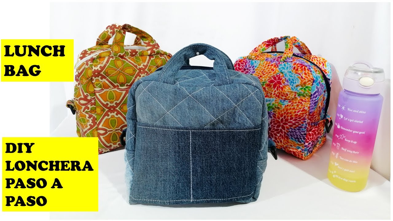 DIY PASO A PASO LONCHERA PARA VENDER/LUNCH BAG TUTORIAL/BOLSO DE MANO