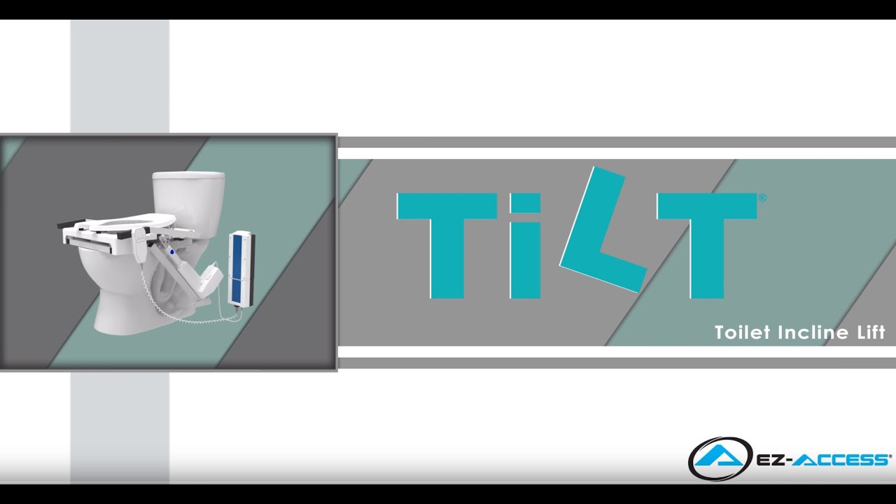TILT&reg; Toilet Incline Lift &ndash; Battery Powered Installation | EZ-ACCESS
