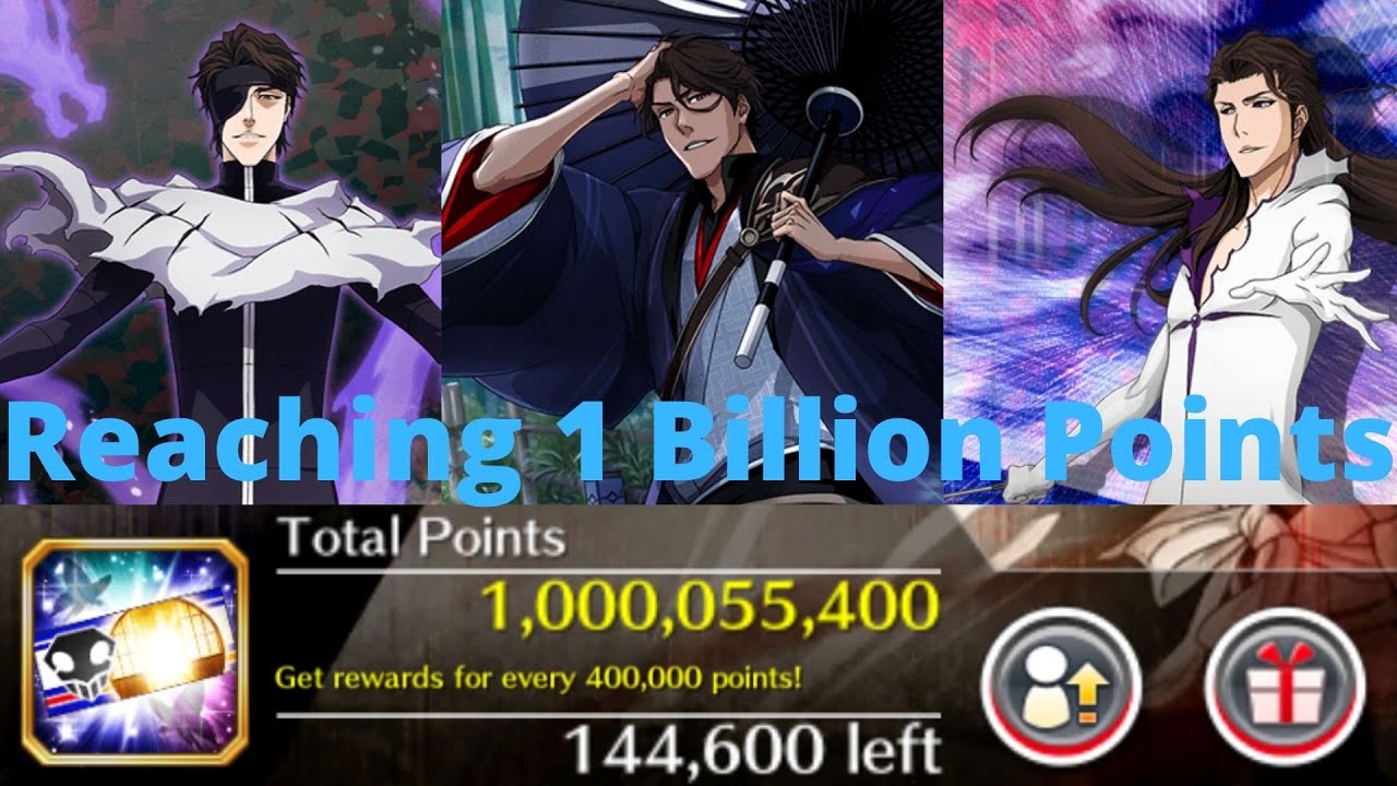 5th Anniversary Points Event REACHING 1 BILLION POINTS Bleach Brave Souls