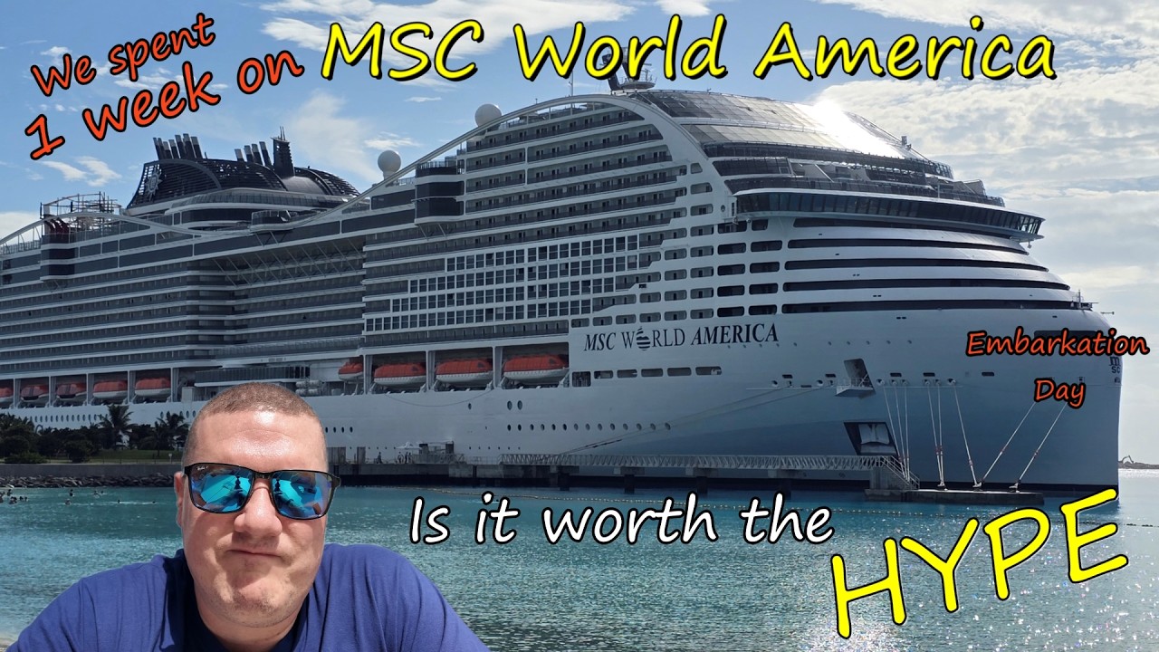 MSC World America Embarkation Day | Miami Cruise Port Boarding Process & First Impressions