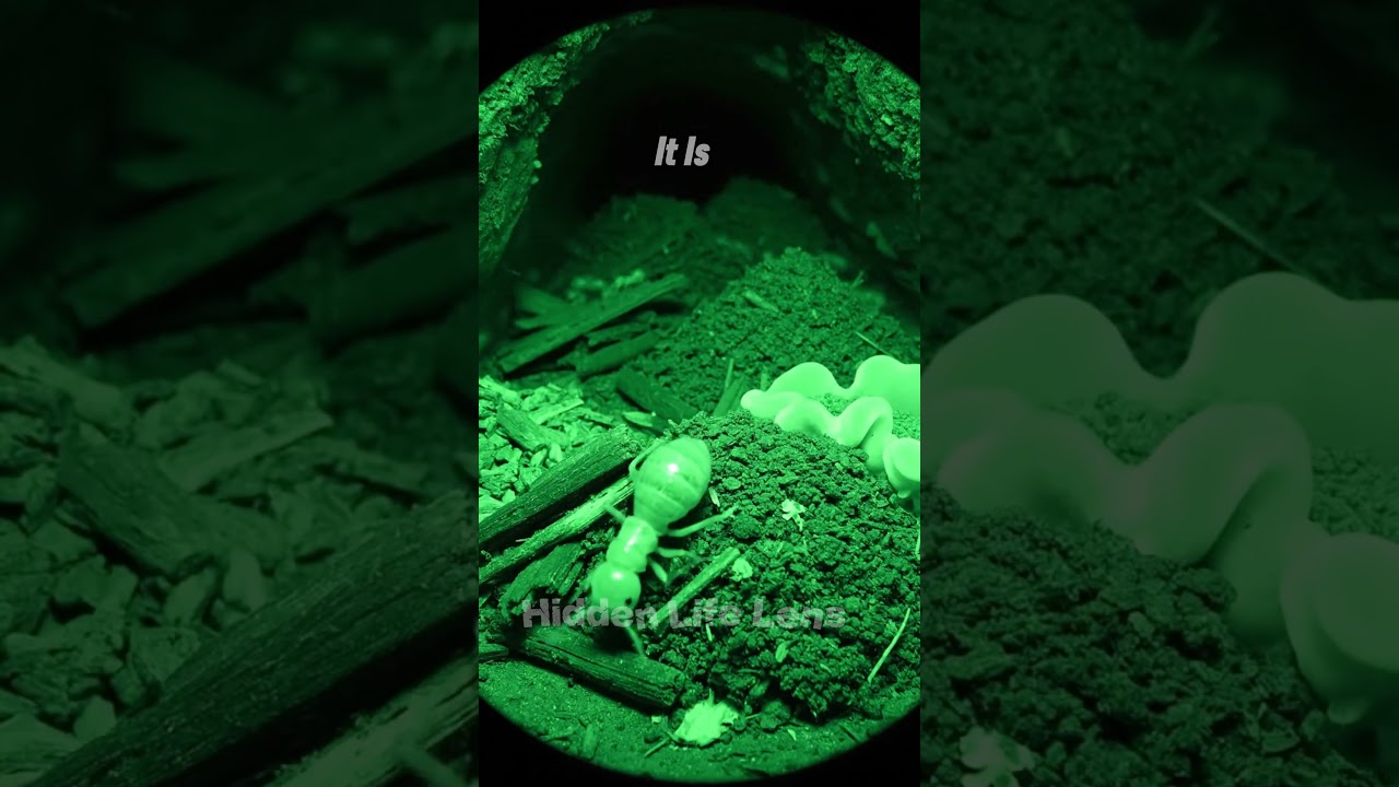 Inside a Termite Nest | Real Night Vision POV (Insect Documentary 