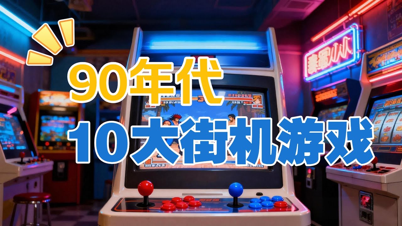 90年代十大霸榜街機遊戲 #街机游戏 #arcade #怀旧游戏 #街霸2 #拳皇97 #吞食天地 #90s#童年回忆 #capcom #igs