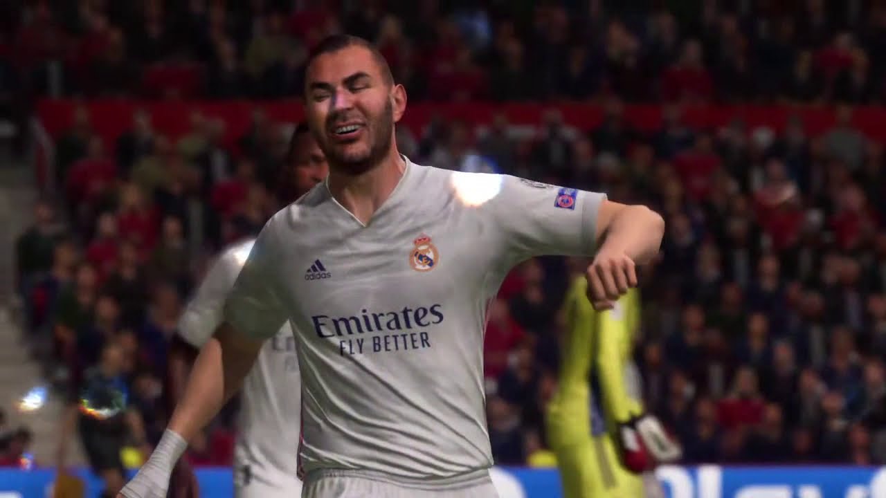 FIFA 21 в прямом эфире на PS4. Упрощенный формат Лиги чемпионов УЕФА (раунд плей-офф).
