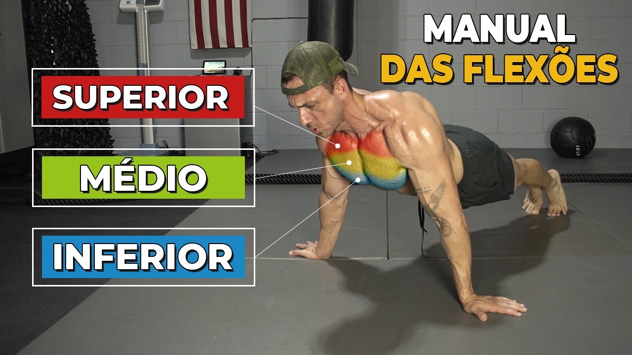 TREINO EM CASA: TREINO DE FLEXÃO EM CASA PARA GANHAR PEITO