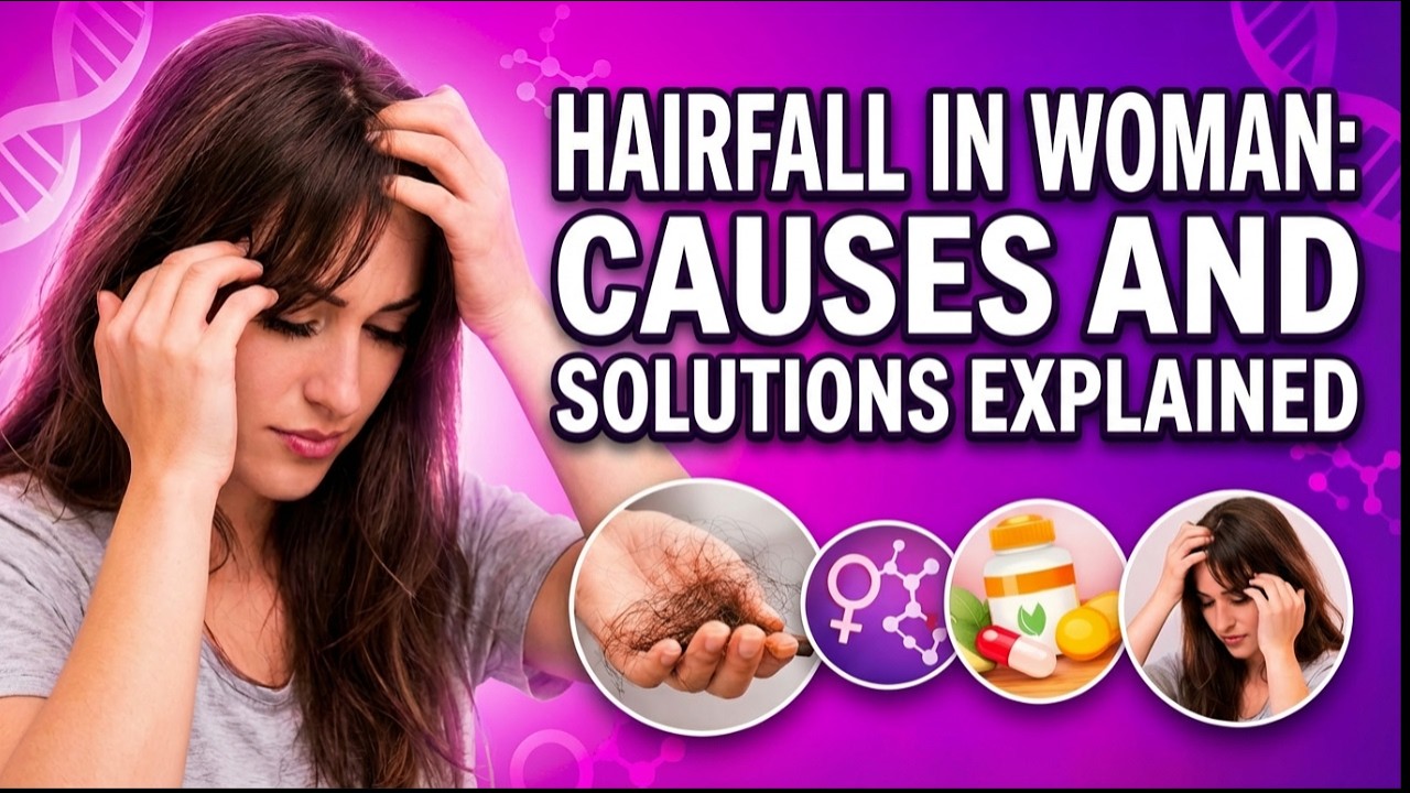 Hair Fall in Women: Causes, Hormones, Stress & Solutions