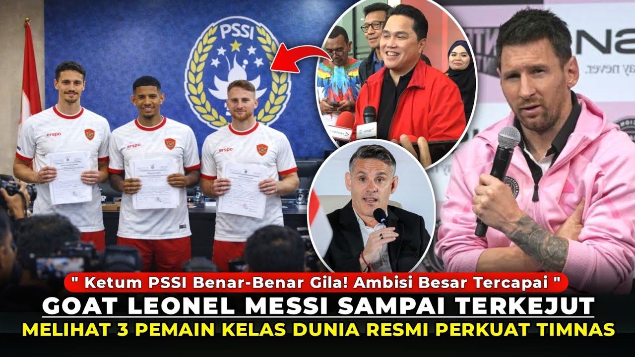 LANGSUNG VIRAL! GOAT LEONEL MESSI SAMPAI TERKEJUT, MELIHAT 3 PEMAIN KELAS DUNIA RESMI PERKUAT TIMNAS