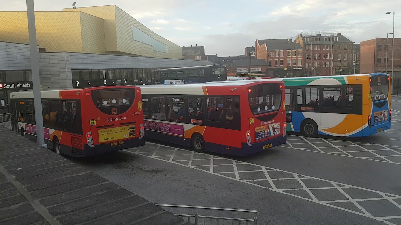 buses at south shields interchange 28/10/2020