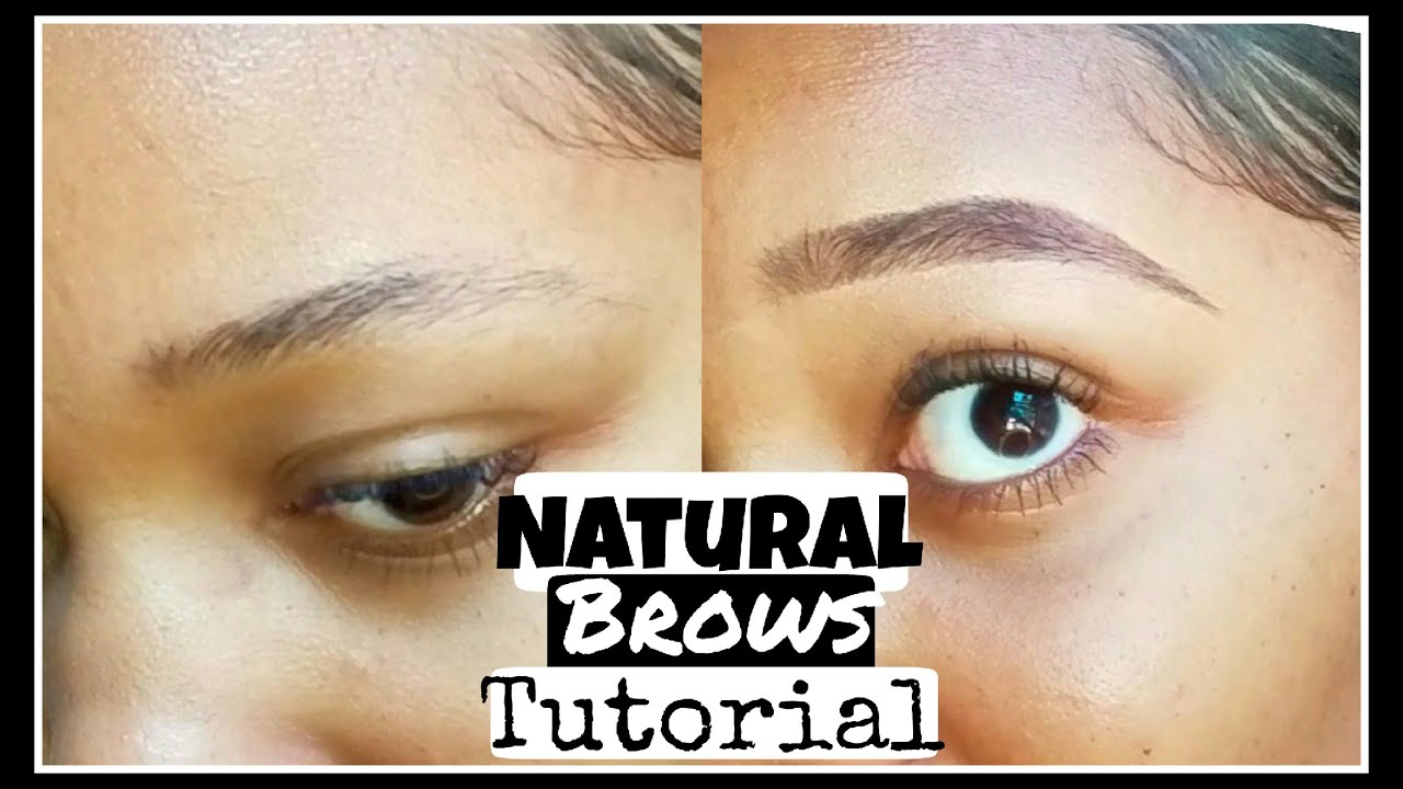 Natural BROWS TUTORIAL || How I Fill in My Brows!