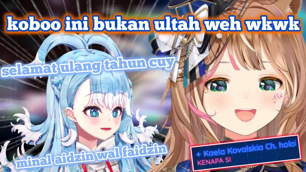 Kelakuan kocak Kobo di Stream 4th Anniversary Risu yang nyangka ini stream ultah [Hololive ID Clips]