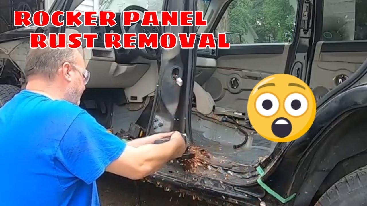 Jeep Commander Project part 6-jeep Commander Rocker Panel Rust Removal
