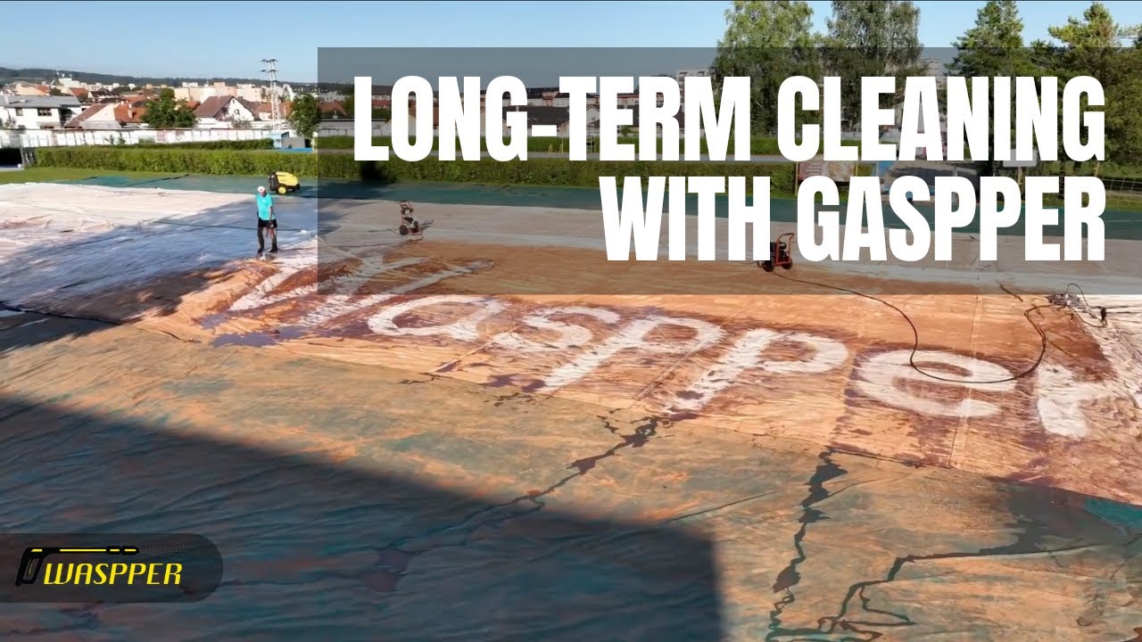 Heavy-Duty Cleaning of Large Surfaces | GASPPER in Continuous Use