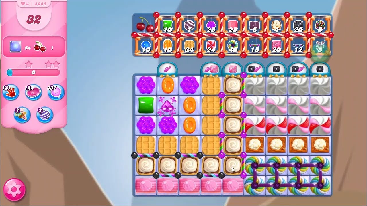 Candy Crush Saga Level 8049 NO BOOSTERS