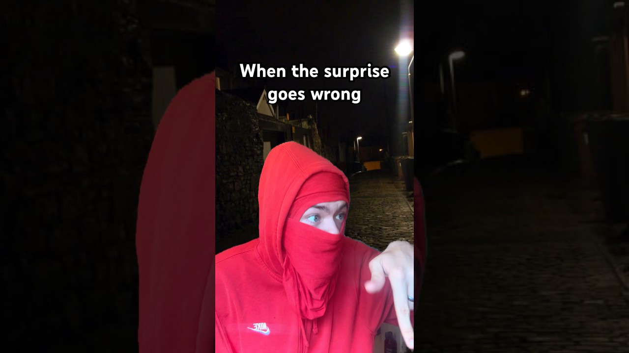 When the surprise goes wrong 😂 #viral #shorts