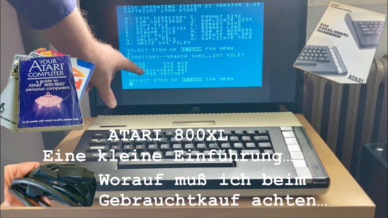 Atari 800 XL - Homecomputer - Ein Video für 