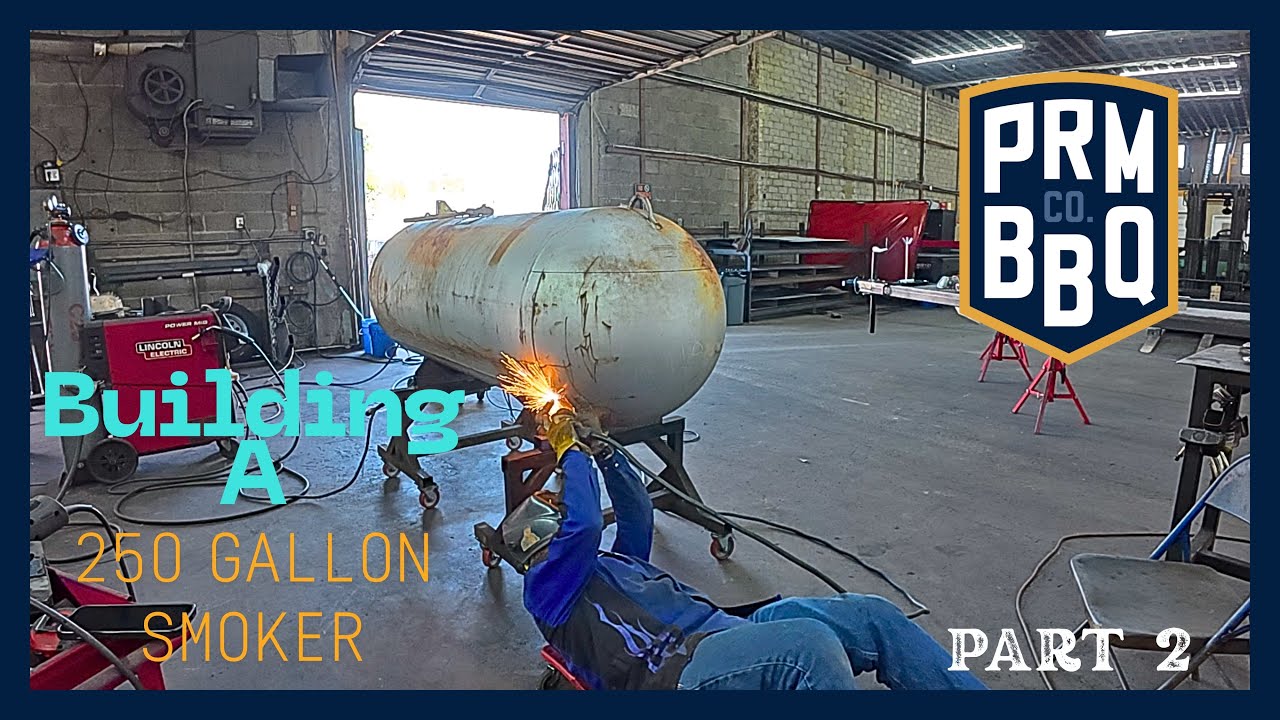 Building a 250 gallon smoker - Part 2