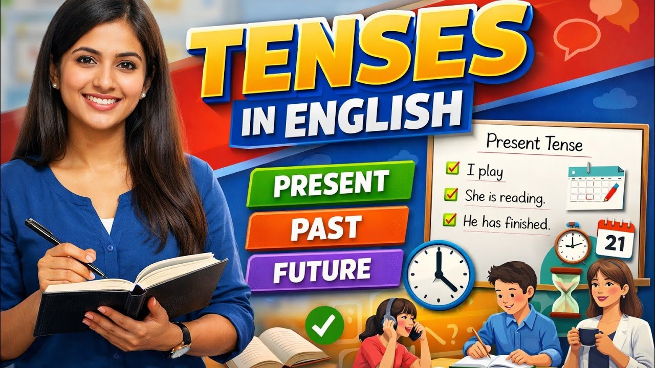 Class about Present Tense|| RN ABACUS ll English with Raushan 