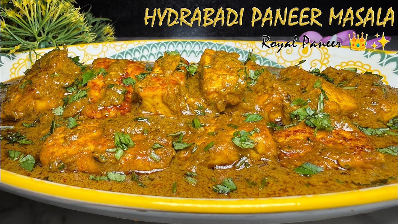 Hyderabadi Style Paneer Masala – तीखा, गाढ़ा और लाजवाब!