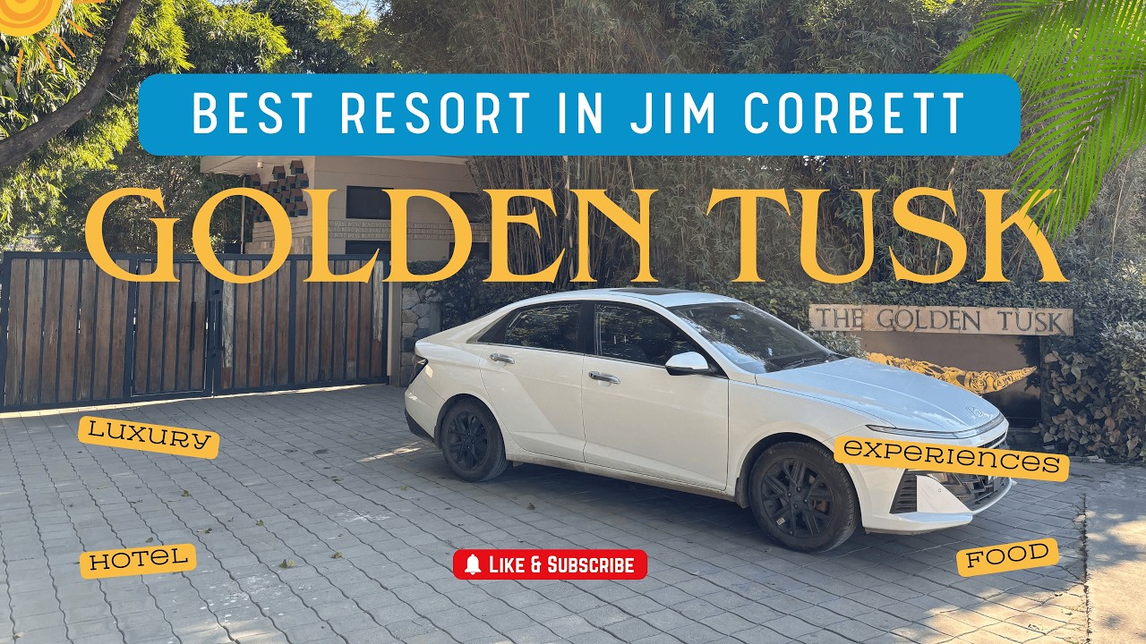 Stayed at Jim Corbett’s MOST LUXURIOUS Resort 😍 | Golden Tusk Villa Grande FULL TOUR 🏕️