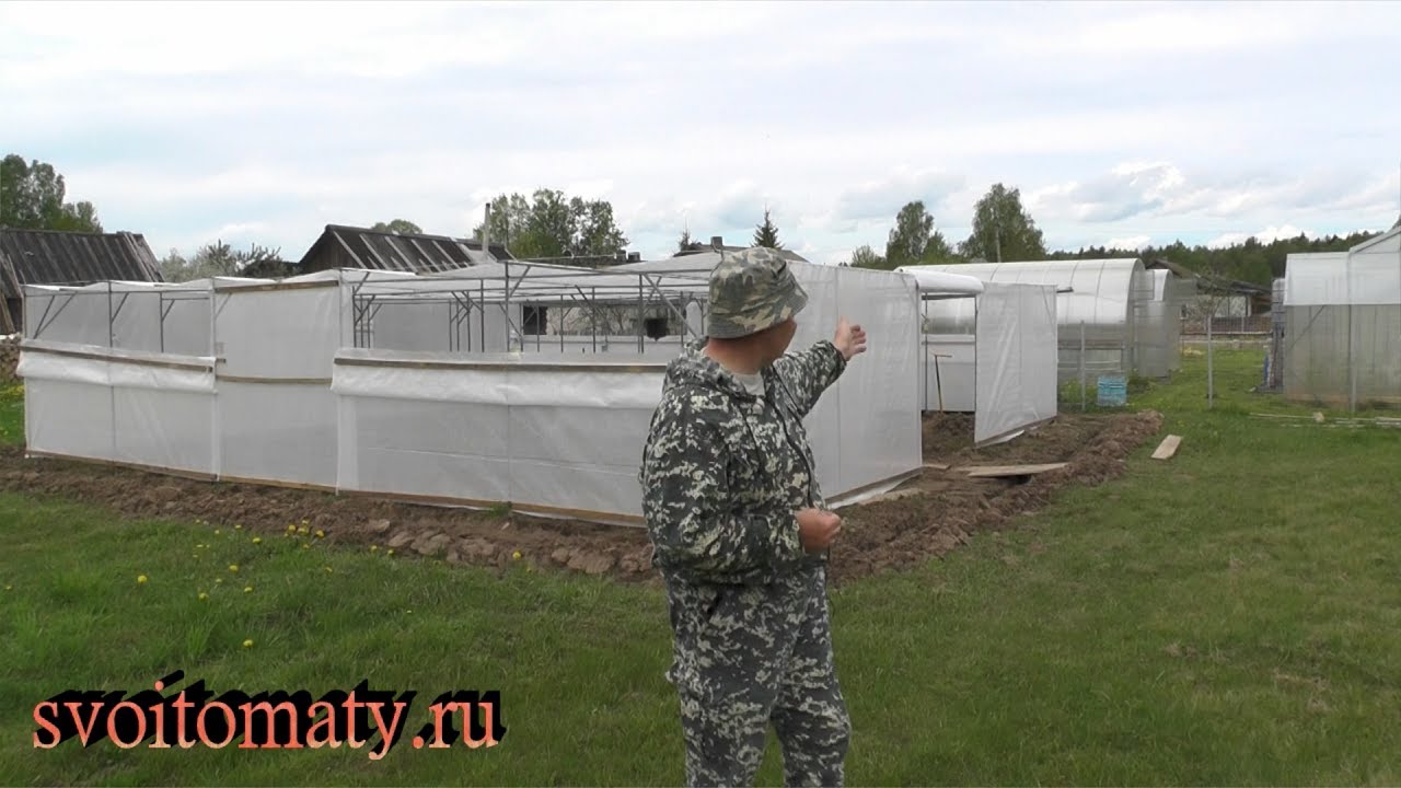Простая бюджетная теплица почти любой площади