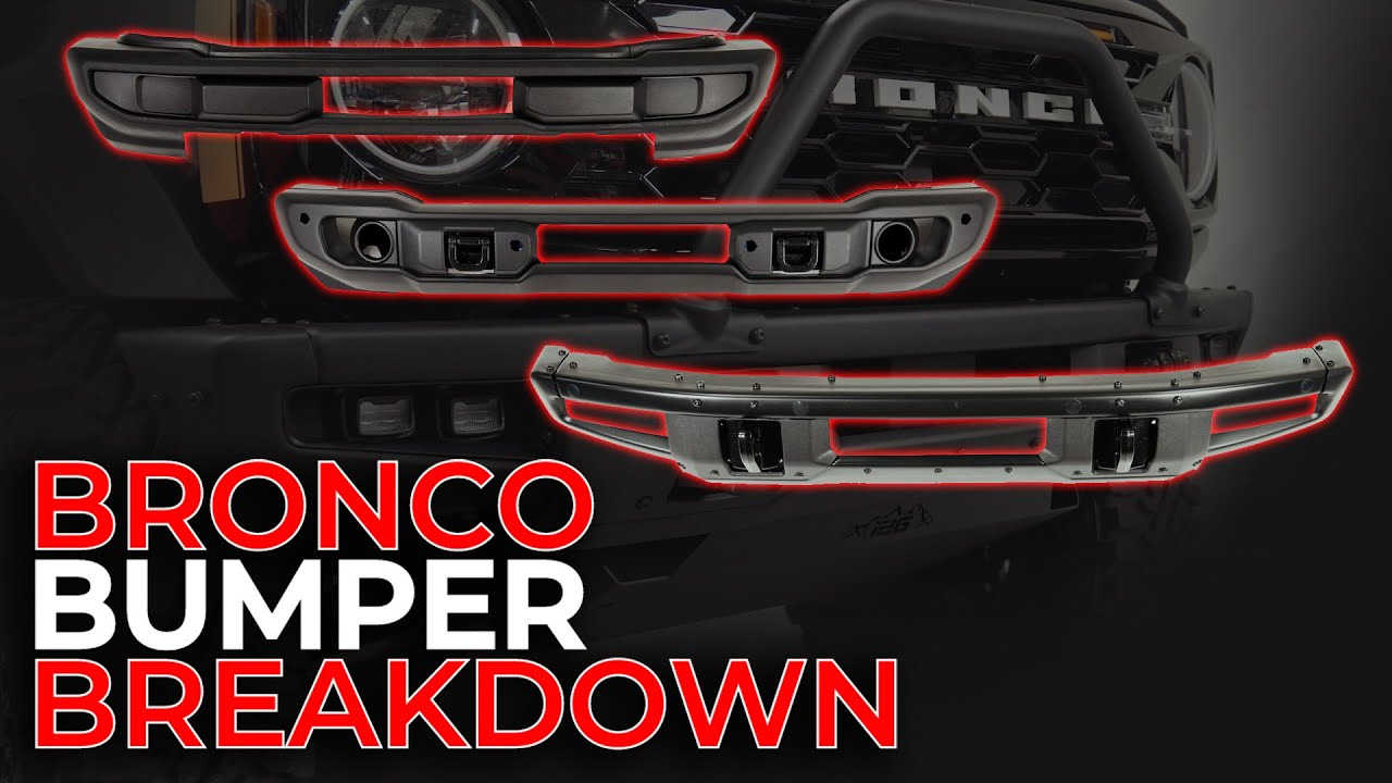 РАЗБОРКА БАМПЕРА BRONCO — Различия между стандартным, совместимым и модульным вариантами