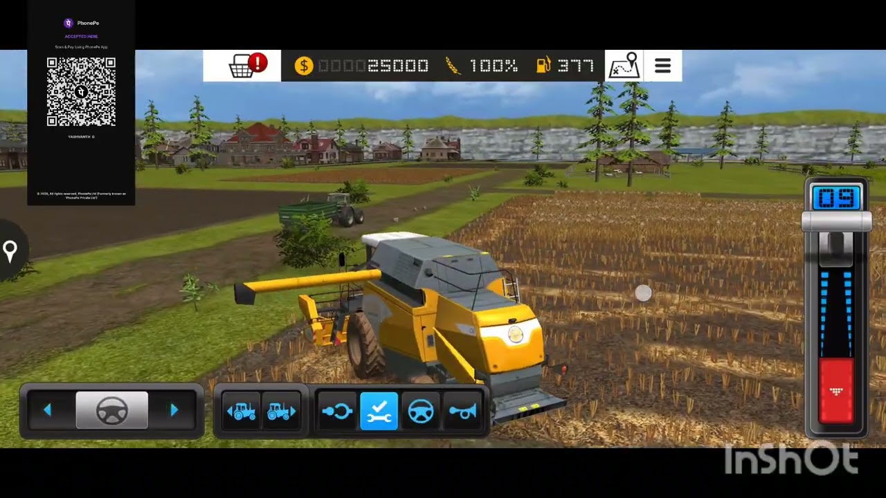 Can harvesting in game 🎯⚡🎯#lifeisbutadream #games #gaming #truckdriver 