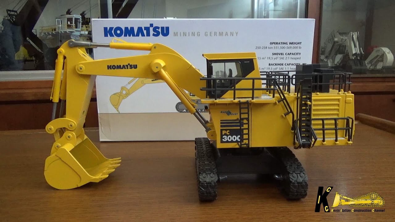 Komatsu PC3000 Mining Excavator 1:50 by NZG Model Review