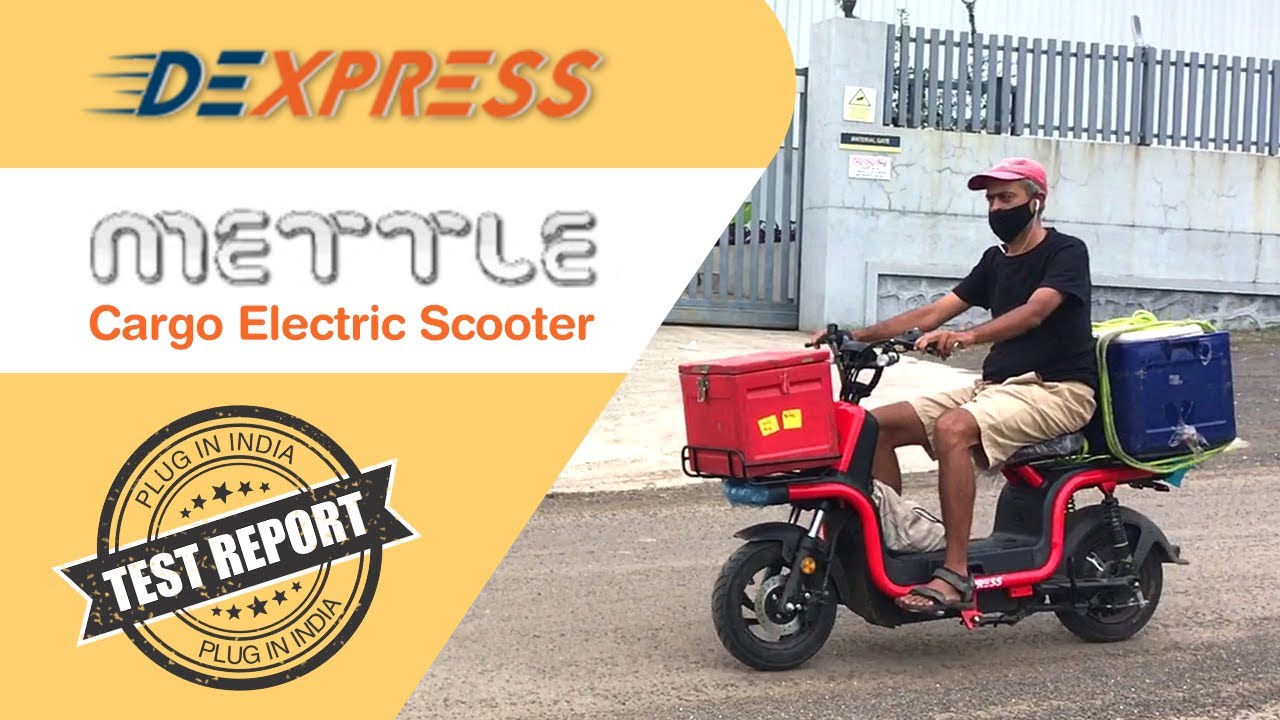 DEXPRESS Mettle - Cargo Electric Scooter :  Test Report | हिन्दी | Subtitles