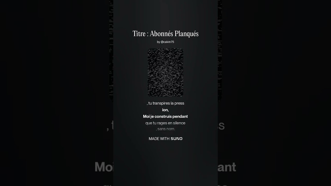 Titre   Abonnés Planqués