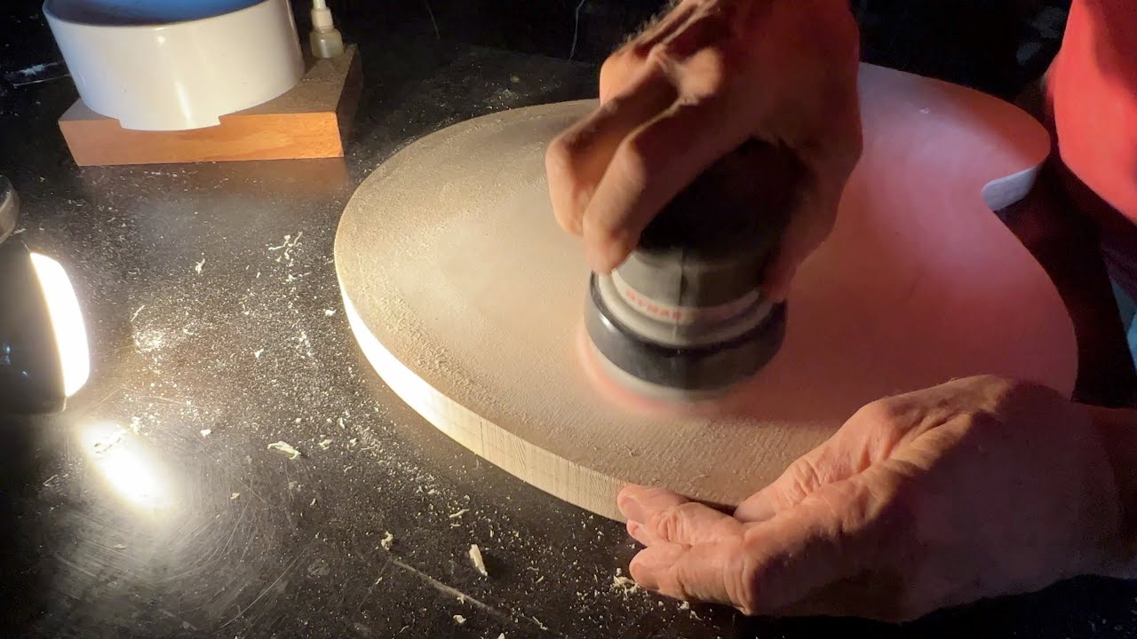 Ken Parker Archtoppery - Arched Plates - Finishing the Top Exterior - Chapter 2