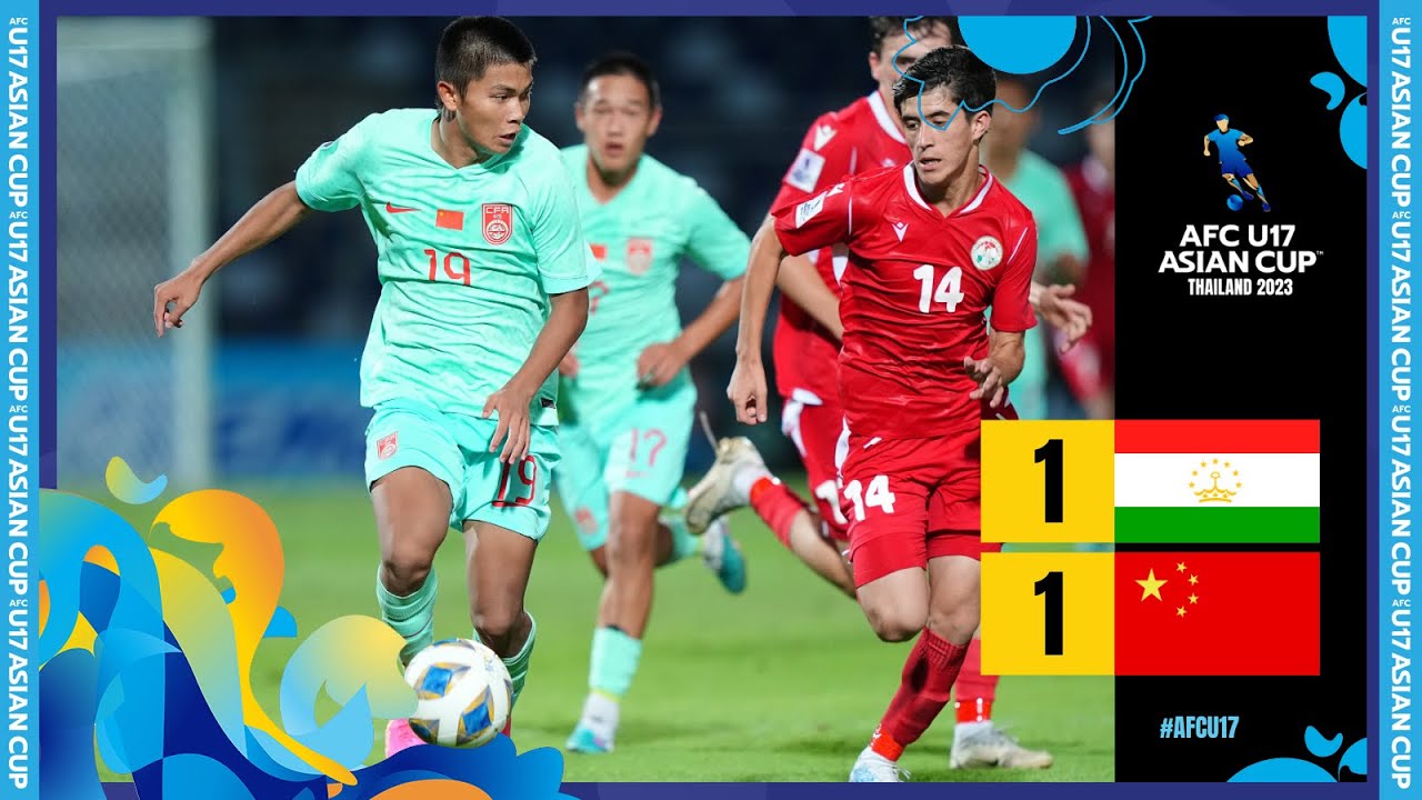#AFCU17 - Full Match - Group C | Tajikistan (TJK) vs China PR (CHN)