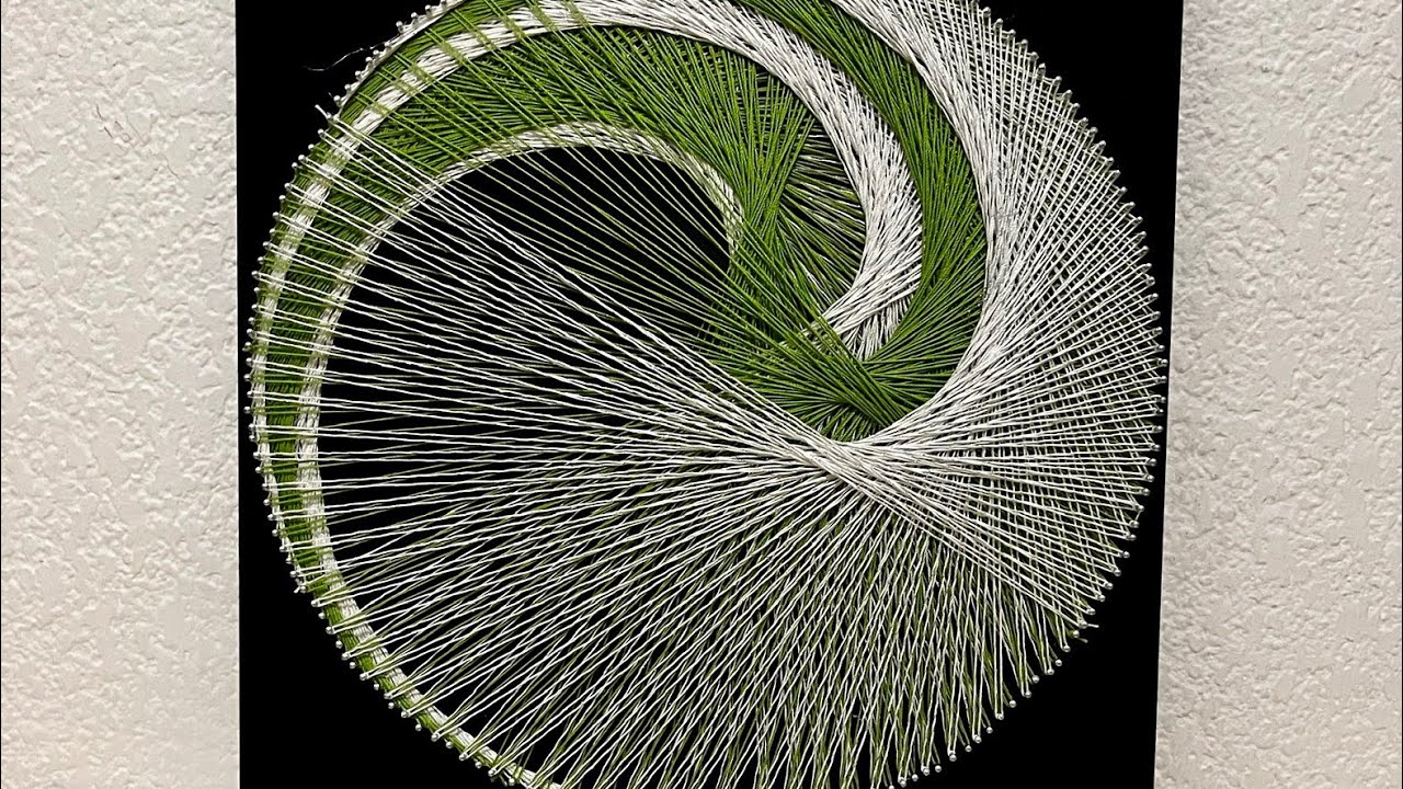 String Art / Art filaire /  forme circulaire