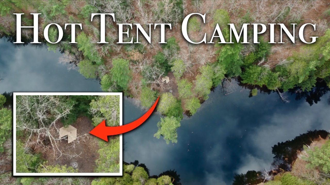 3 Days Solo Hot Tent Camping on a Wild River in Northern Michigan