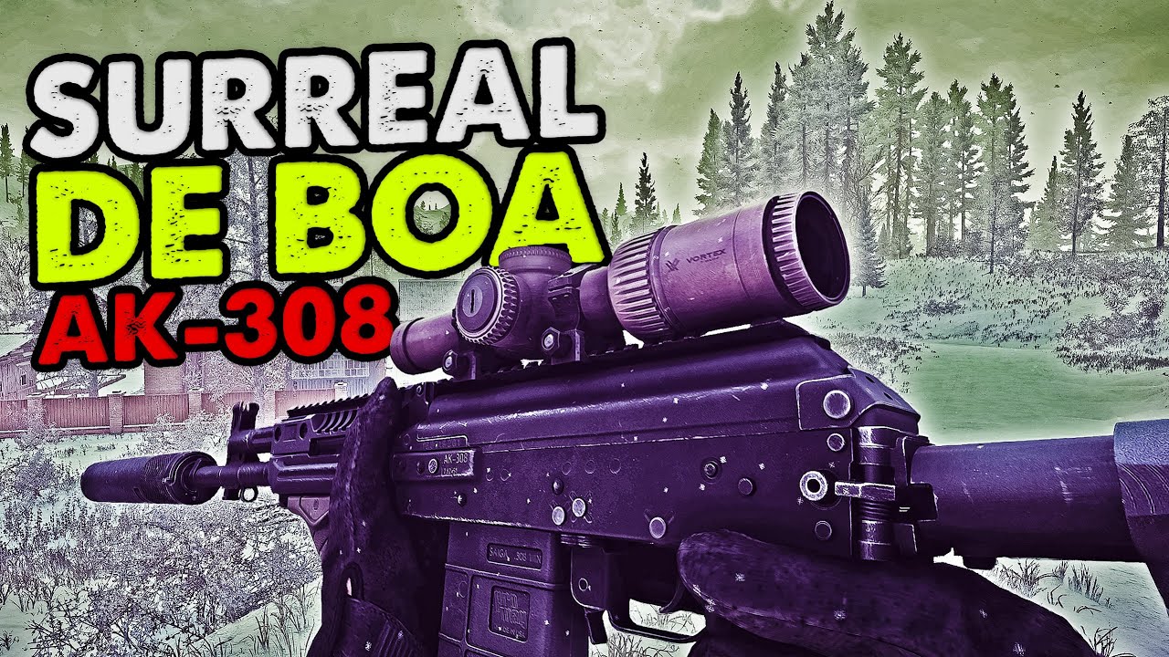 PRIMEIRA VEZ DE AK-308 762x51 FIZ A LIMPA NO SQUAD E PEGUEI O DROP DELES  | ESCAPE FROM TARKOV 1.0