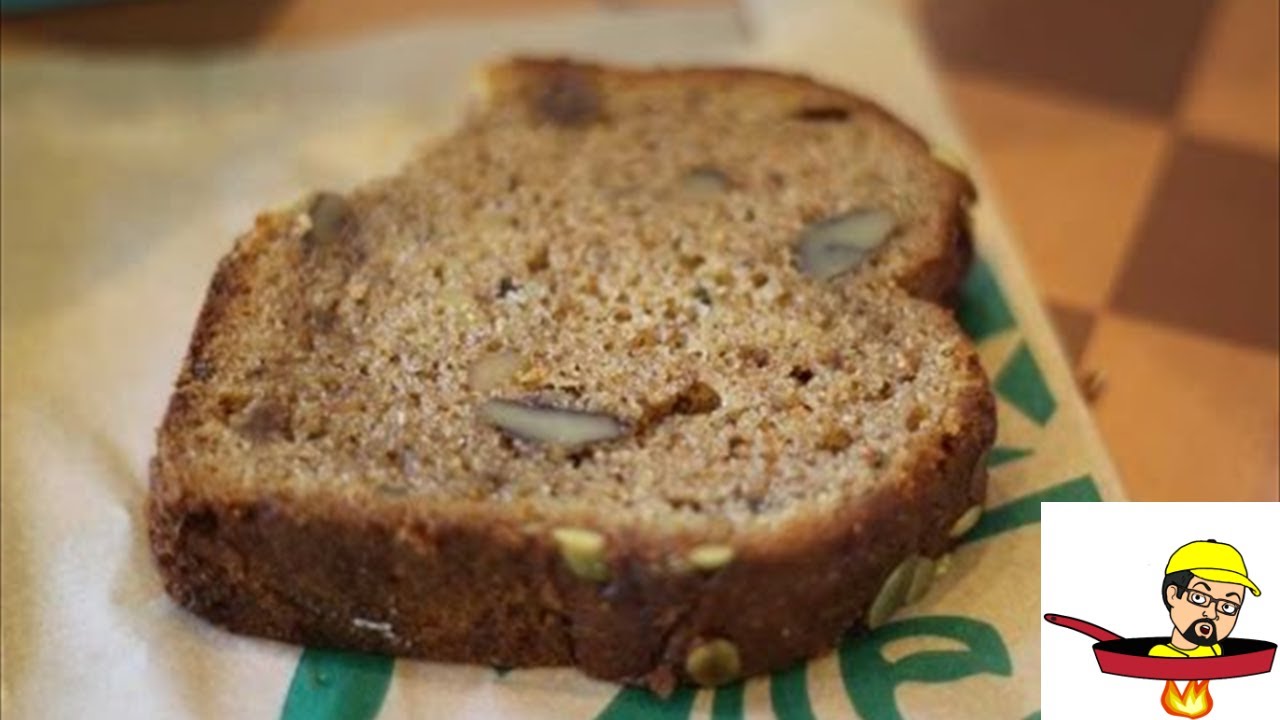 Банановый хлеб Starbucks с орехами — РЕЦЕПТ ГРАБЛИ