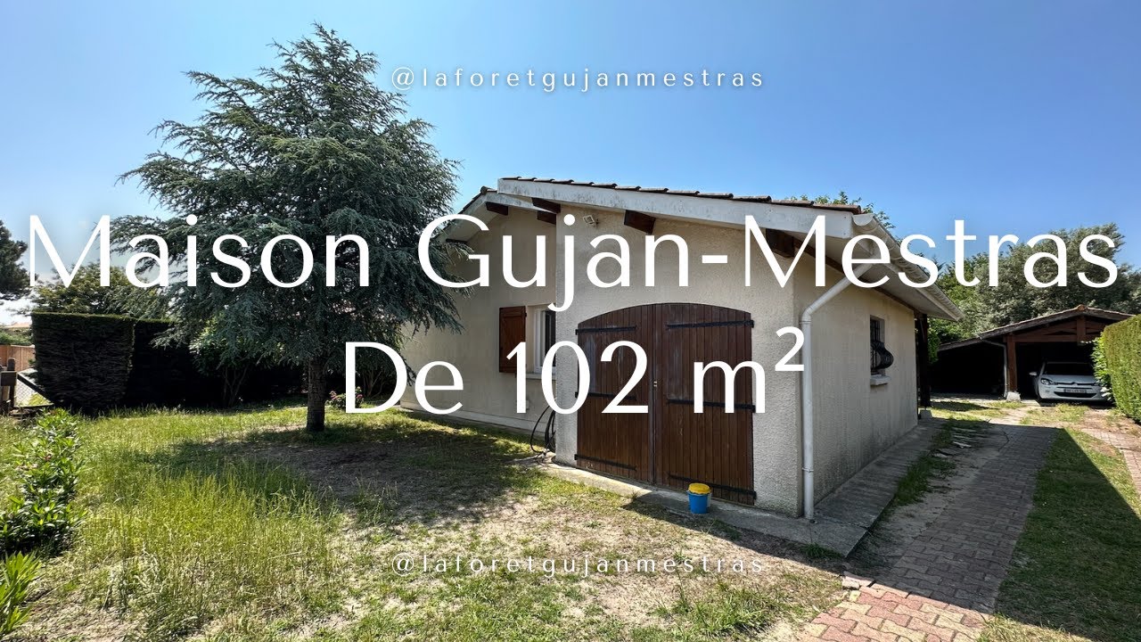À VENDRE I MAISON DE 102 M² I BASSIN D'ARCACHON GUJAN-MESTRAS