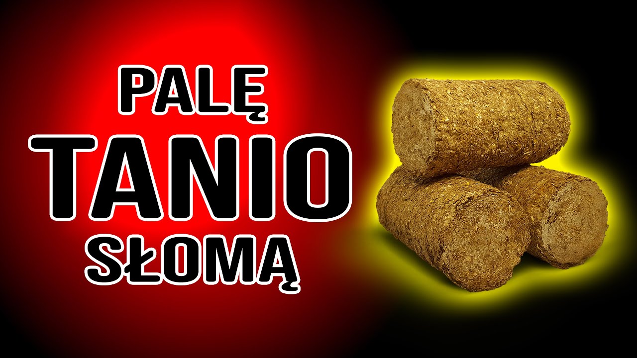 BRYKIET ze słomy - Jest tańsza alternatywa... TEST