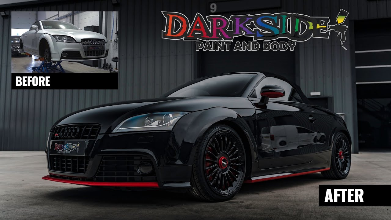 Mega Transformation! | Louboutin Themed Audi TT | Darkside Paint & Body