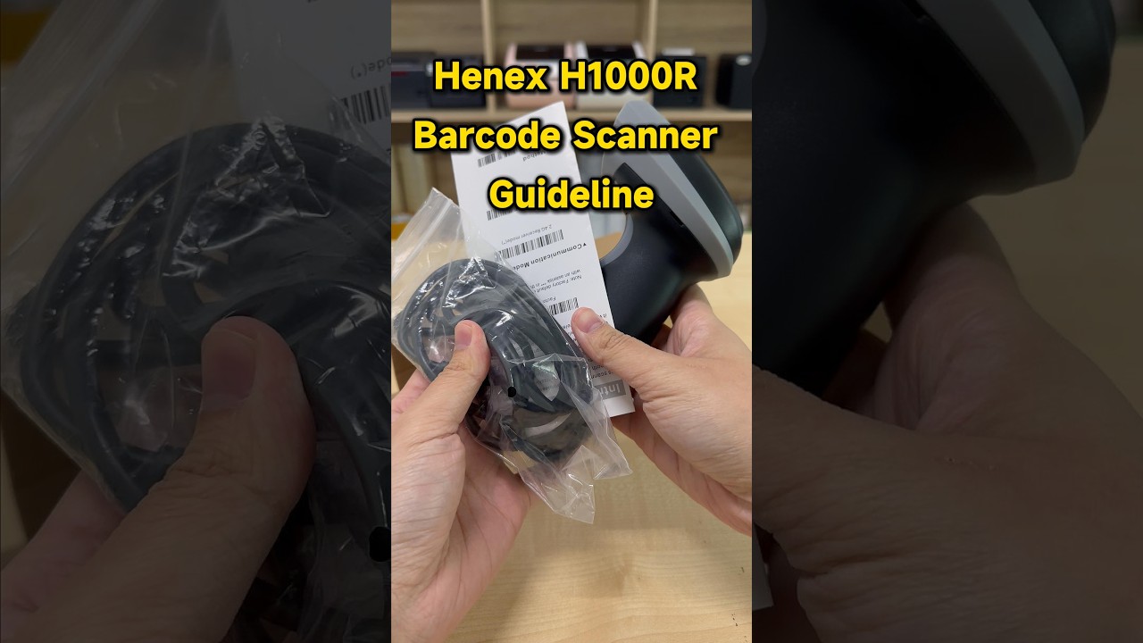 Henex H1000R Barcode Scanner Guideline