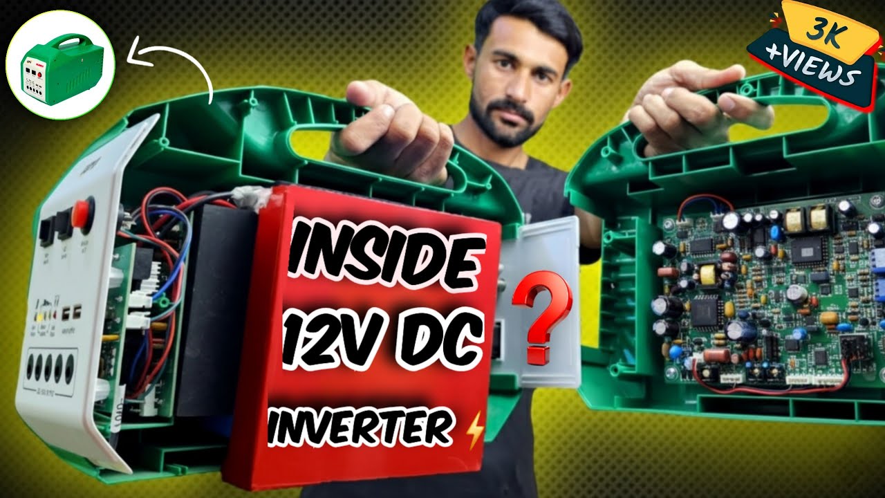 The Truth❗️Of Circuit & Battery | Lemi 12V Portable Solar Inverter Disassembling.