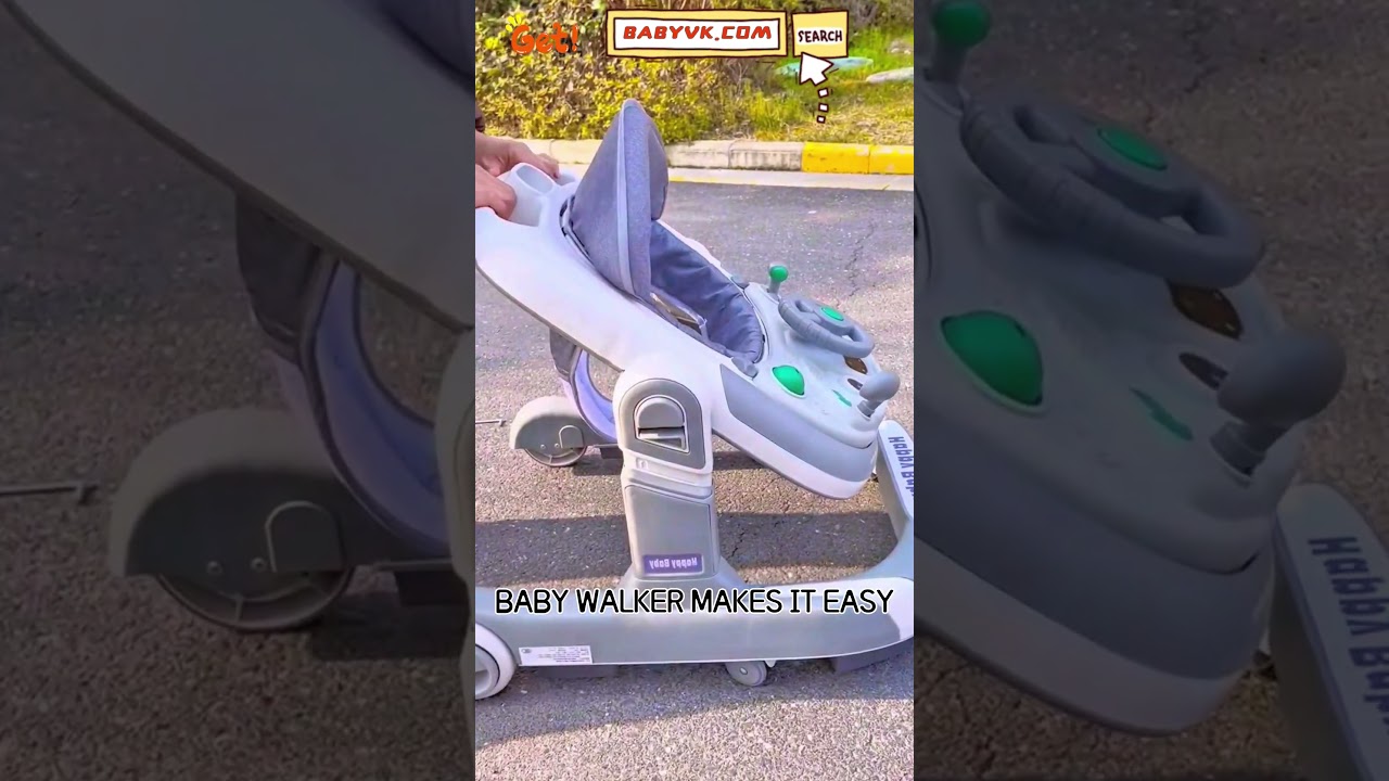 Baby still not walking yet? The Baby Walker makes it easy! 