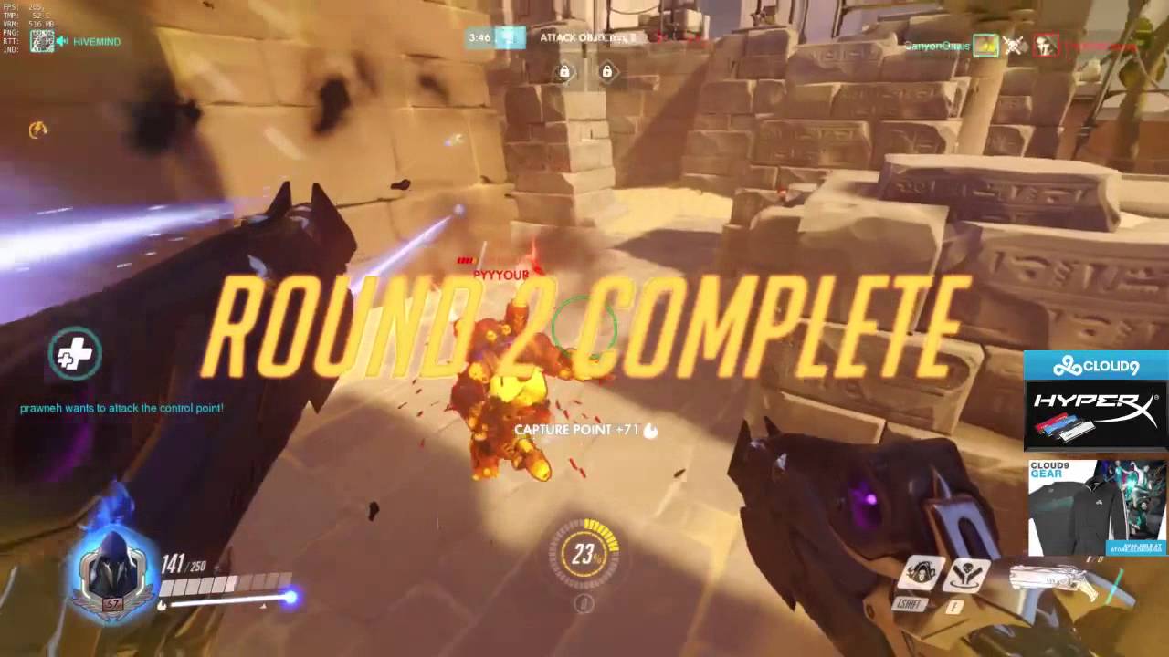Overwatch C9 Surefour Playing Epic Ranked Game With 47 Elims