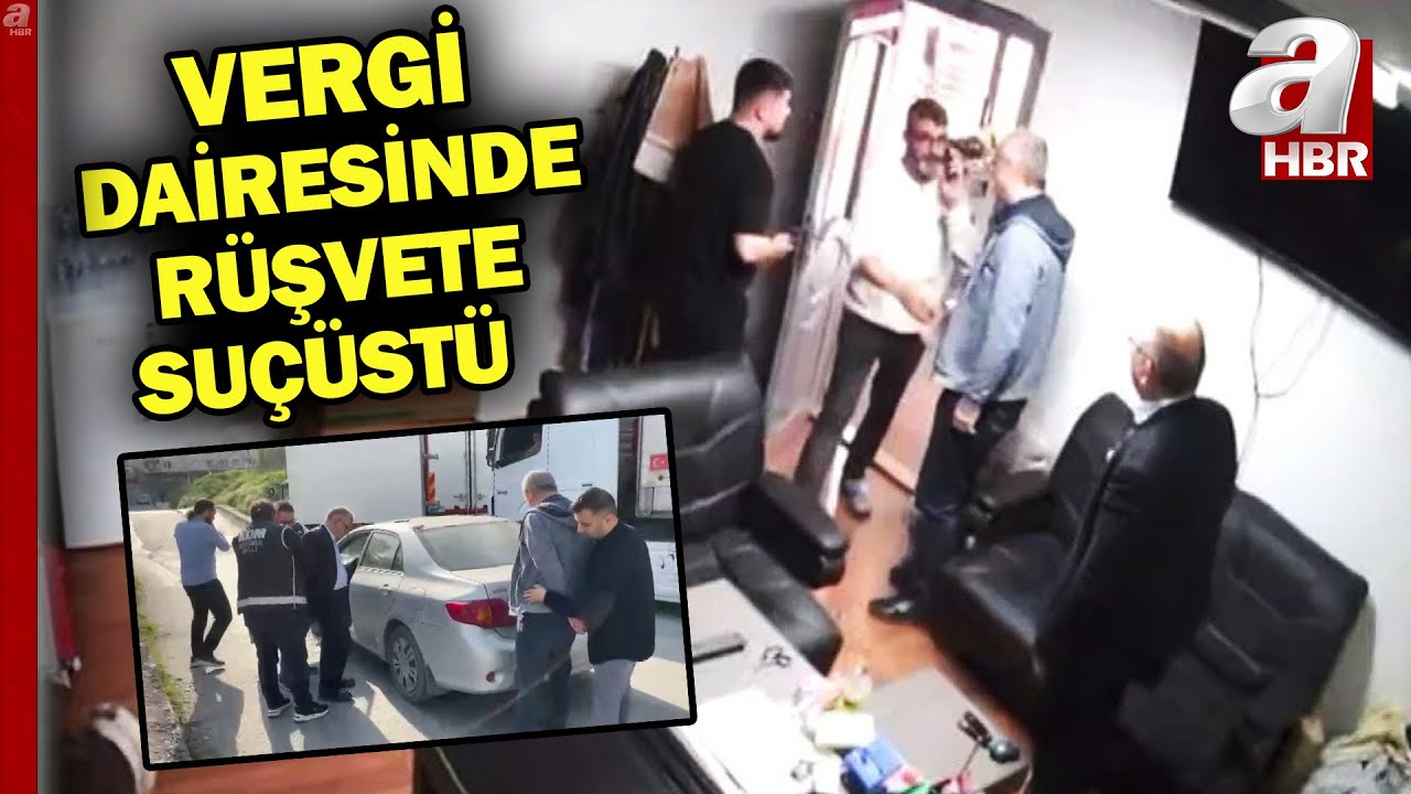 İstanbul'da vergi dairesinde rüşvete suçüstü! 2 çalışan tutuklandı  | A Haber