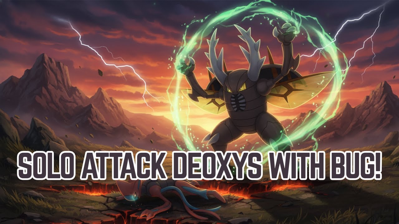 SOLO Attack Forme Deoxys with ONLY Mega Pinsir!