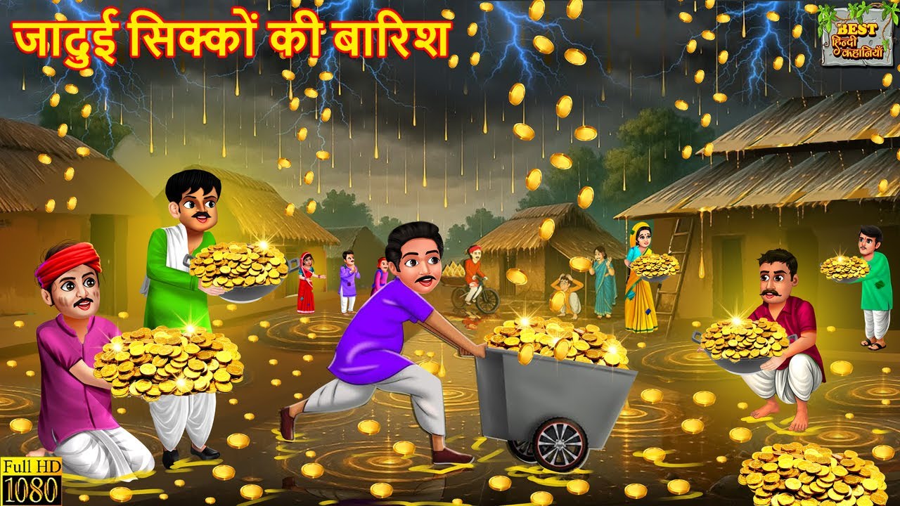जादुई सिक्कों की बारिश | Jadui Sikko Ki Barish | Hindi Kahani | Moral Stories | Hindi Cartoon |Story