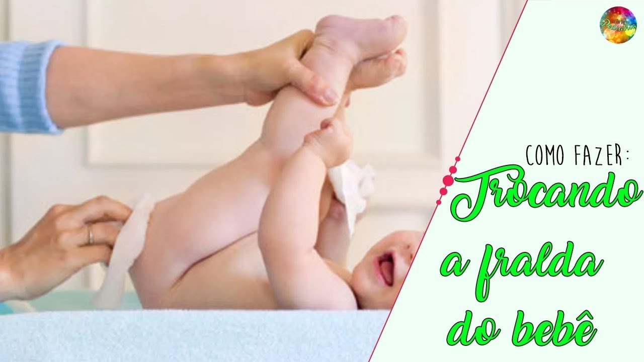 Como trocar fralda do bebê