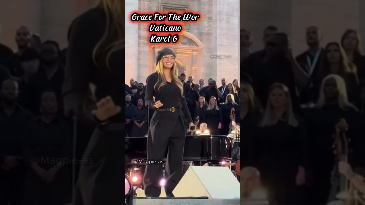KAROL G  Vaticano Roma Italia Grace For The World en vivo Live Concierto #karolg