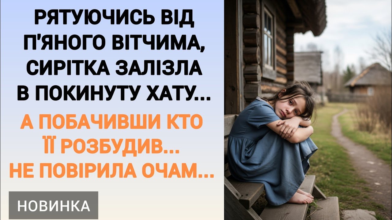 🇺🇦|| РЯТУЮЧИСЬ ВІД П'ЯНОГО ВІТЧИМА, СИРІТКА ЗАЛІЗЛАВ ПОКИНУТУ ХАТУ...|| Українською 