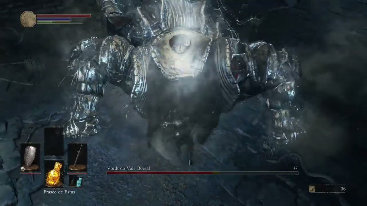 Dark Souls 3 - Solando o Vordt do Vale Boreal😁